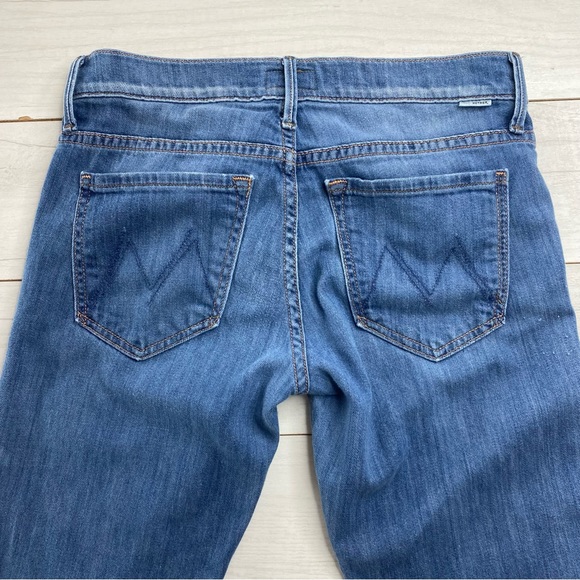 Mother Denim The Runaway Jeans  Tea For Two Sz 26 Mid Low Rise Kick Flare - Picture 9 of 14